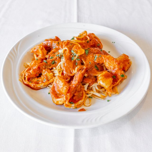 Shrimp Marinara.